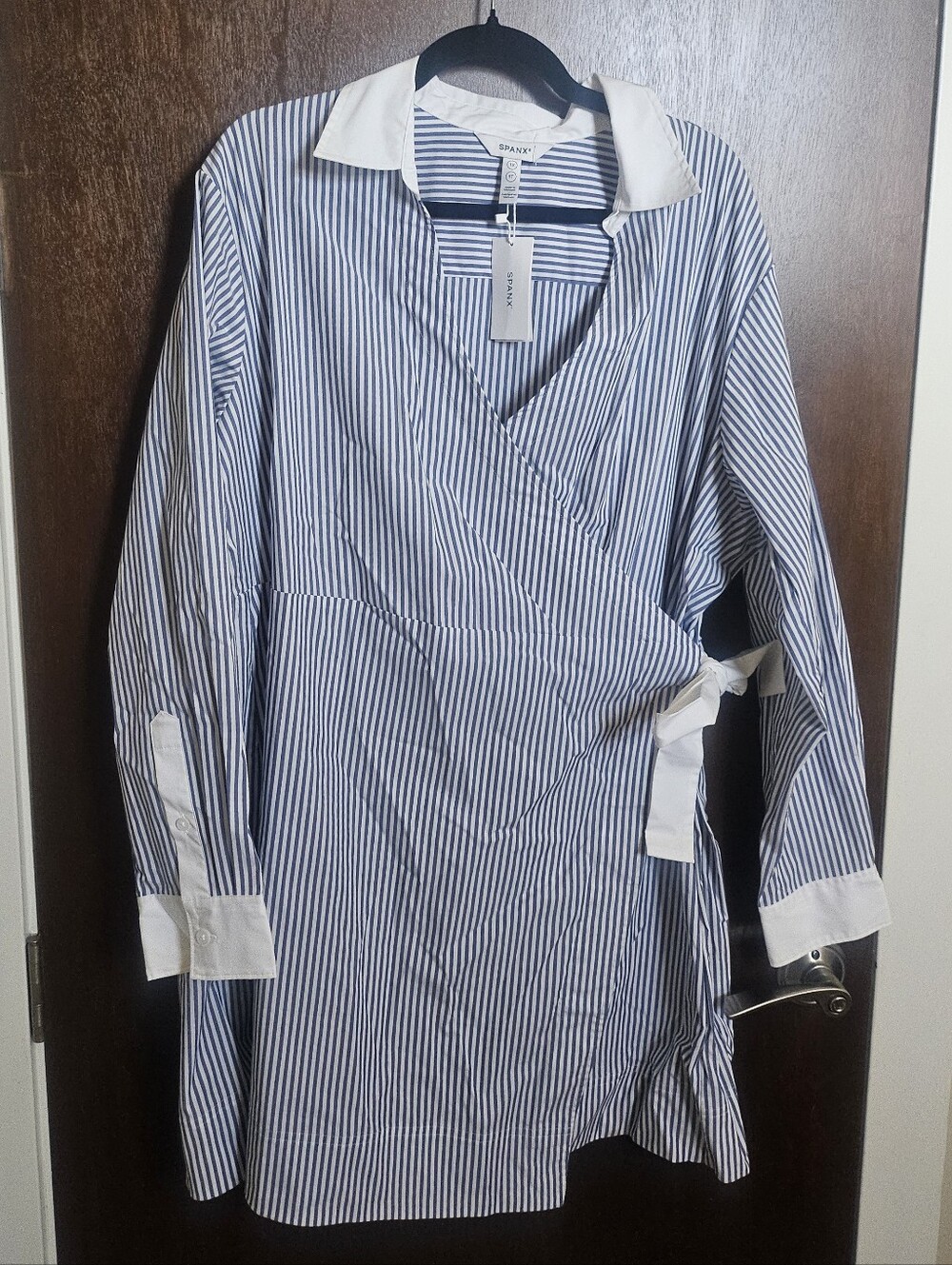 Spanx Stretch Wrap Shirtdress - Picture 6 of 16